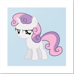 Displeased Sweetie Belle Posters and Art